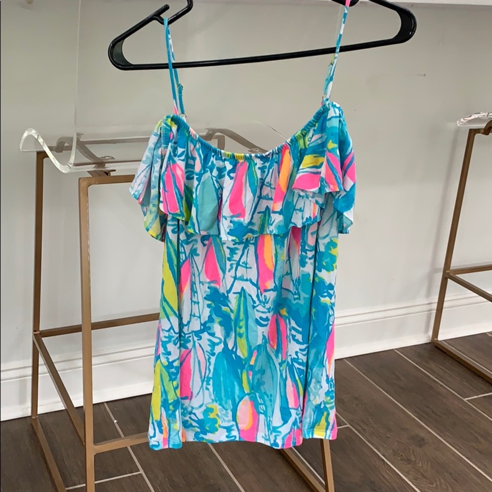 Lily Pulitzer off the shoulder top